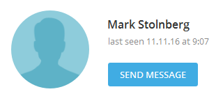 Figure 5: Profile of one of the attackers in Telegram Messenger.