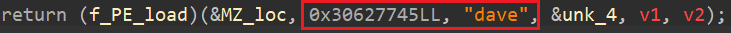 Figure 12. The constants used in the public Shellcode RDI project remained unchanged Figure 12. The constants used in the public Shellcode RDI project remained unchanged