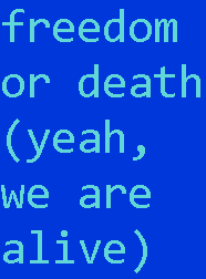 Figure 3. Decoded version of the string, which contains a message
