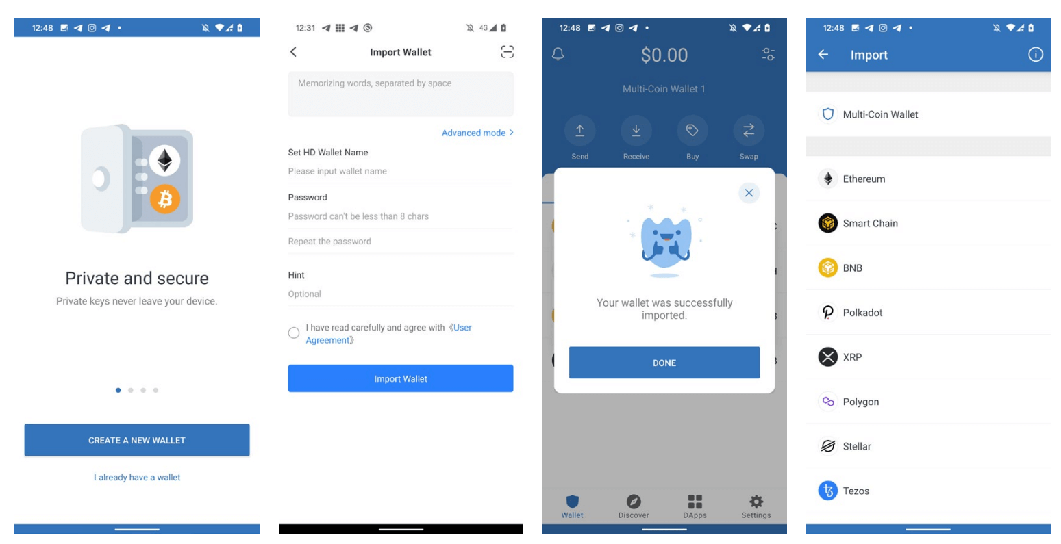 Figure 2. Fake crypto wallet app (source: ESET Threat Report H2 2024) trojanized-crypto-wallet-app